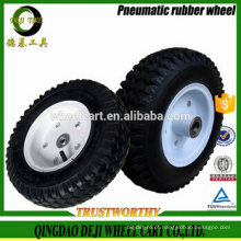 pneus de carrinho de mão barato de fábrica / roda de ar de pneu de carrinho de mão